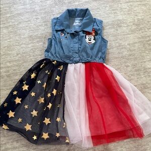 Disney Minnie Mouse Starry Denim Dress